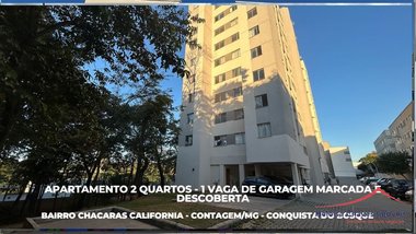 apartment em Rua João Rosa, Chácaras Califórnia - Contagem - MG