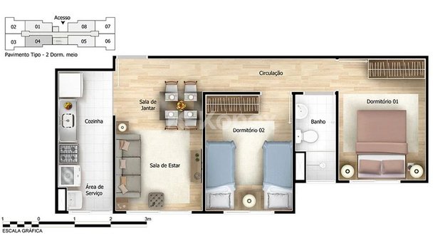 Cômodo Condomínio