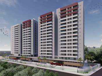 apartment em Avenida Juscelino Kubitschek de Oliveira, Caiçara - Praia Grande - SP