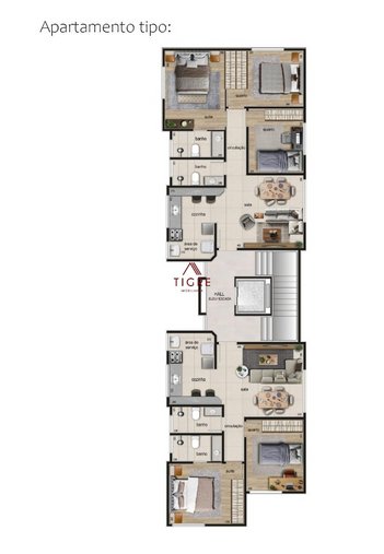 apartment em Rua Desembargador Lincoln Prates, Itapoã - Belo Horizonte - MG