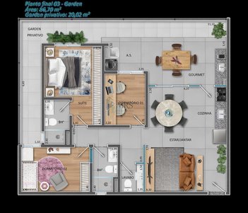 apartment em Rua Romeu de Oliveira, Residencial Jardim Perolla II - Itupeva - SP