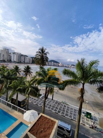 apartment em Avenida General Monteiro de Barros, Vila Luis Antônio - Guarujá - SP