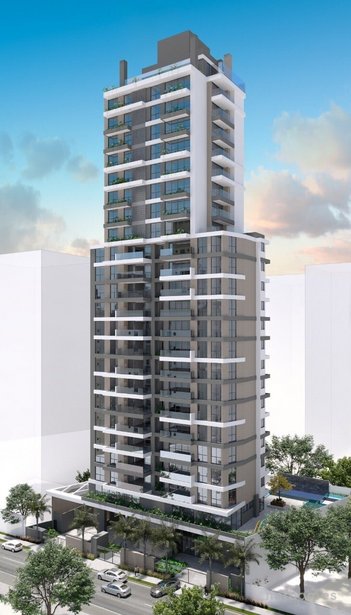 apartment em Travessa Rafael Francisco Greca, Água Verde - Curitiba - PR