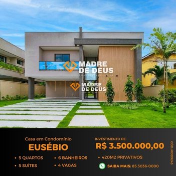 house em Avenida Nova do Contorno, Pires Façanha - Eusébio - CE