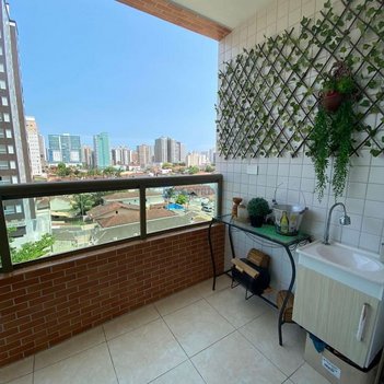 apartment em Rua Marcílio Dias, Canto do Forte - Praia Grande - SP