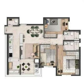 apartment em Rua Baraldi, Centro - São Caetano do Sul - SP