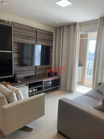 apartment em Avenida Senador Feijó, Encruzilhada - Santos - SP