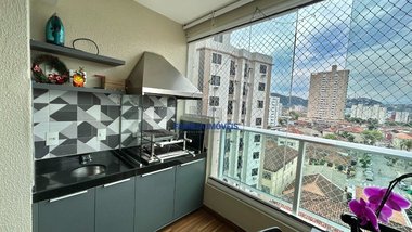 apartment em Rua Doutor Arnaldo de Carvalho, Campo Grande - Santos - SP