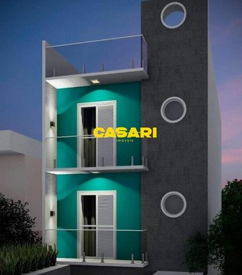 apartment em Rua Abernésia, Santa Maria - Santo André - SP
