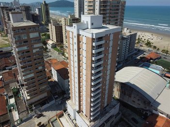 apartment em Rua Antônio Severiano de Andrade e Silva, Aviação - Praia Grande - SP