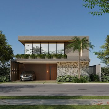 house em Rua Tapura, Alphaville Campo Grande 3 - Campo Grande - MS