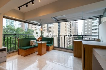 apartment em Alameda Iraé, Indianópolis - São Paulo - SP