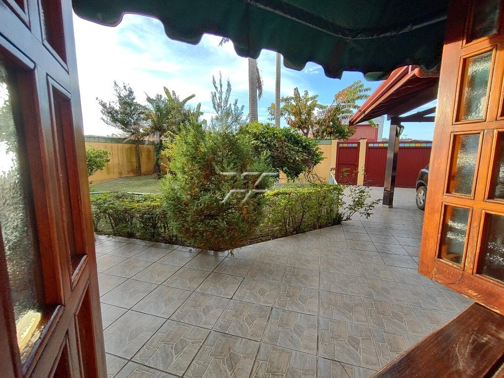 Vista para o jardim frontal
