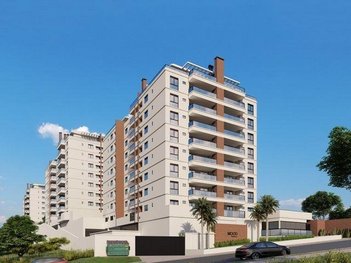 apartment em Rua Vinte e Nove de Junho, Bacacheri - Curitiba - PR