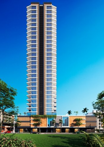 apartment em Rua 254, Meia Praia - Itapema - SC