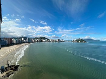 apartment em Avenida Presidente Getúlio Vargas, Morro dos Barbosas - São Vicente - SP