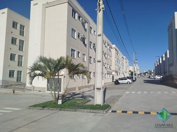 apartment em Rua Heriberto Hulse, Serraria - São José - SC