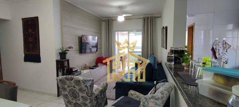 apartment em Avenida Presidente Kennedy, Mirim - Praia Grande - SP