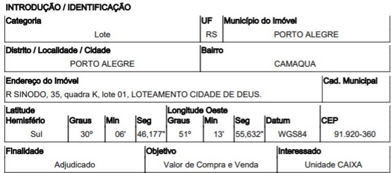 Cômodo Condomínio