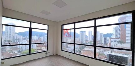 office em Avenida Ana Costa, Vila Mathias - Santos - SP