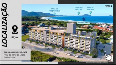 apartment em Inelzyr Bauer Bertoli, Barra da Lagoa - Florianópolis - SC