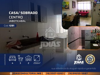 house em Avenida Pintos, Centro - Jaboticabal - SP