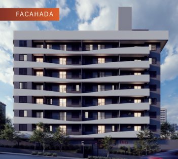 apartment em Rua Bororós, Portão - Curitiba - PR
