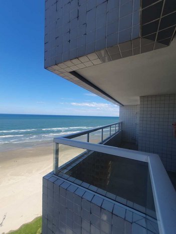 apartment em Rua Primeiro de Janeiro, Mirim - Praia Grande - SP