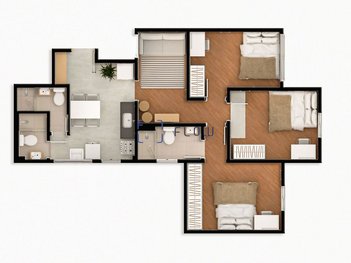 apartment em Rua Gomes de Carvalho, Vila Olímpia - São Paulo - SP