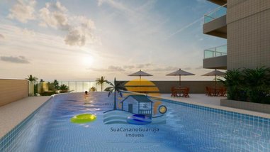 apartment em Avenida Presidente Kennedy, Guilhermina - Praia Grande - SP