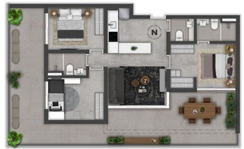 apartment em Rua Augusta, Cerqueira César - São Paulo - SP