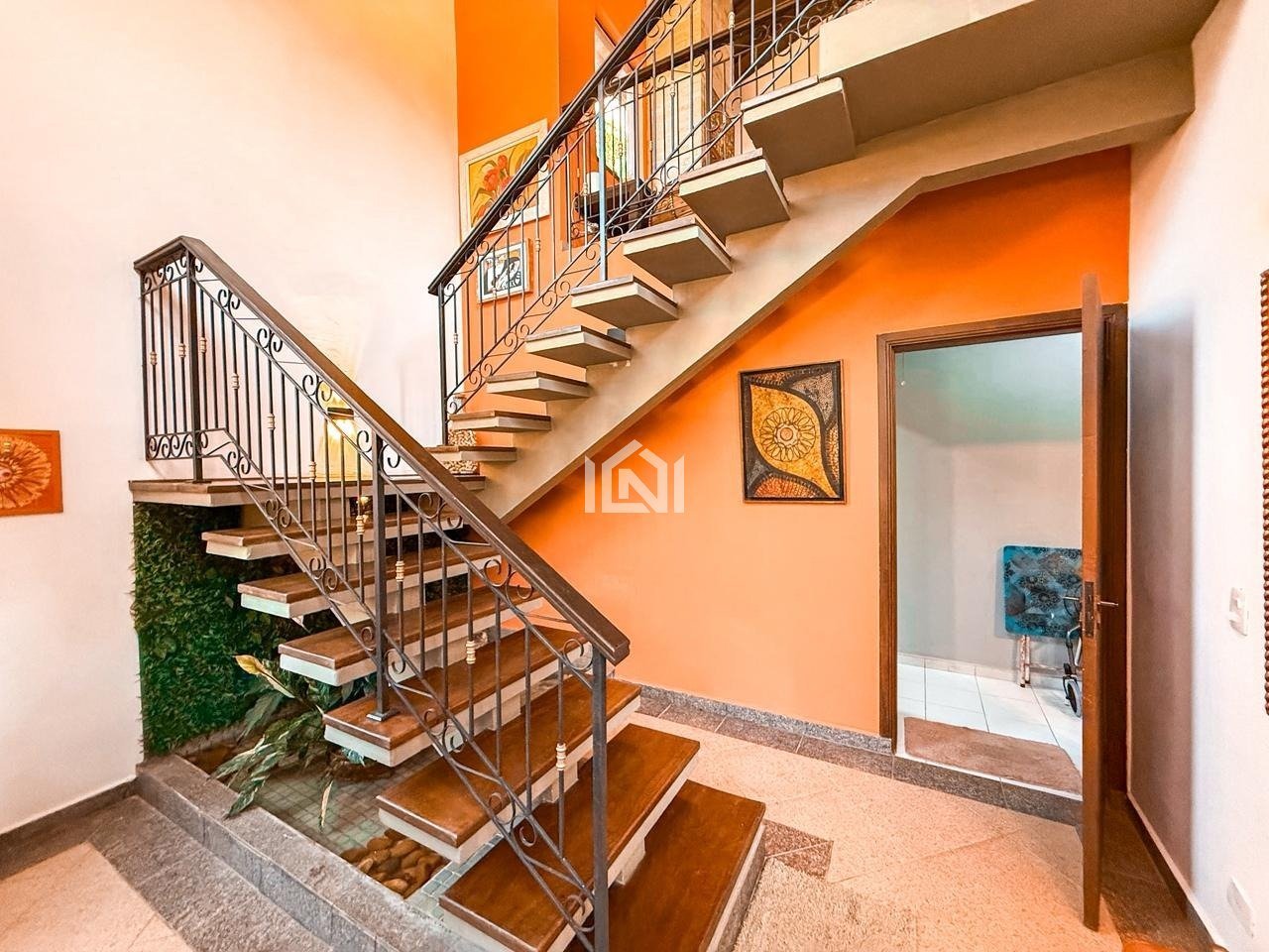 casa a venda no condominio parque das artes - hall