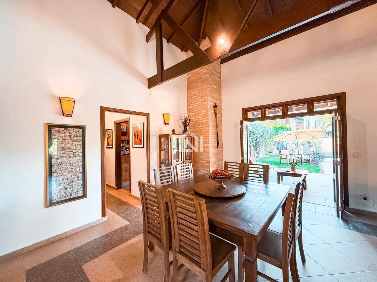 casa a venda no condominio parque das artes - sala de jantar