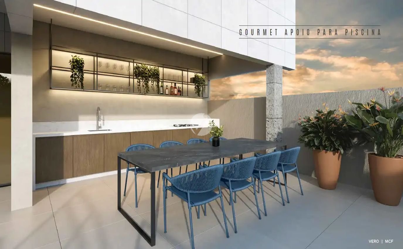 Espaço gourmet na piscina