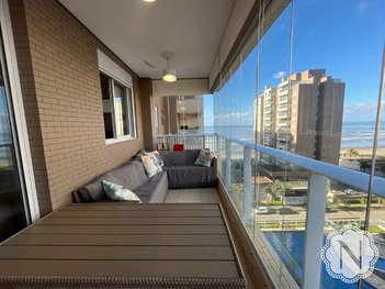 apartment em Avenida Condessa de Vimieiros, Centro - Itanhaém - SP