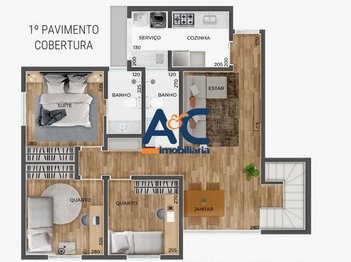 apartment em Rua Atlântida, Caiçara-Adelaide - Belo Horizonte - MG