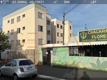 apartment em Rua Cláudio de Oliveira Salvadio, Loteamento Chácara das Flores - Bauru - SP