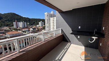 apartment em Rua General Osório, Canto do Forte - Praia Grande - SP
