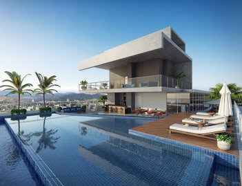 apartment em Conselheiro Júlio Kumm, Praia Brava de Itajaí - Itajaí - SC