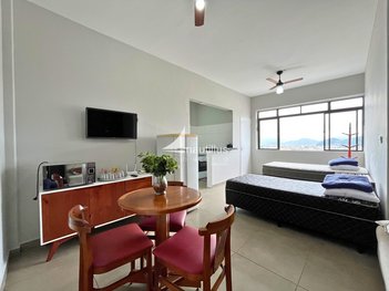 apartment em Avenida Presidente Wilson, Itararé - São Vicente - SP