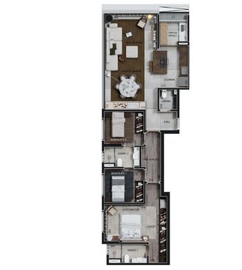 apartment em Rua Maranhão, Funcionários - Belo Horizonte - MG
