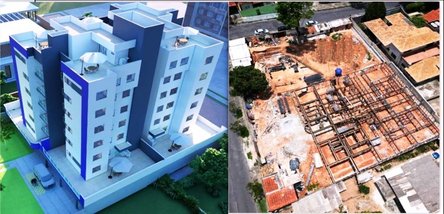apartment em Norte, Santa Branca - Belo Horizonte - MG