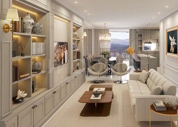 apartment em Rua 254, Meia Praia - Itapema - SC