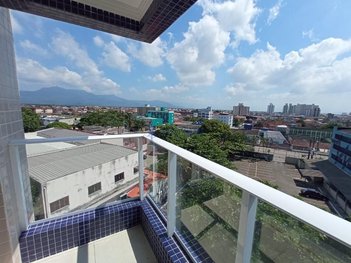 apartment em Rua Vinte e Três de Maio, Mirim - Praia Grande - SP