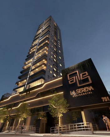 apartment em Rua 256, Meia Praia - Itapema - SC