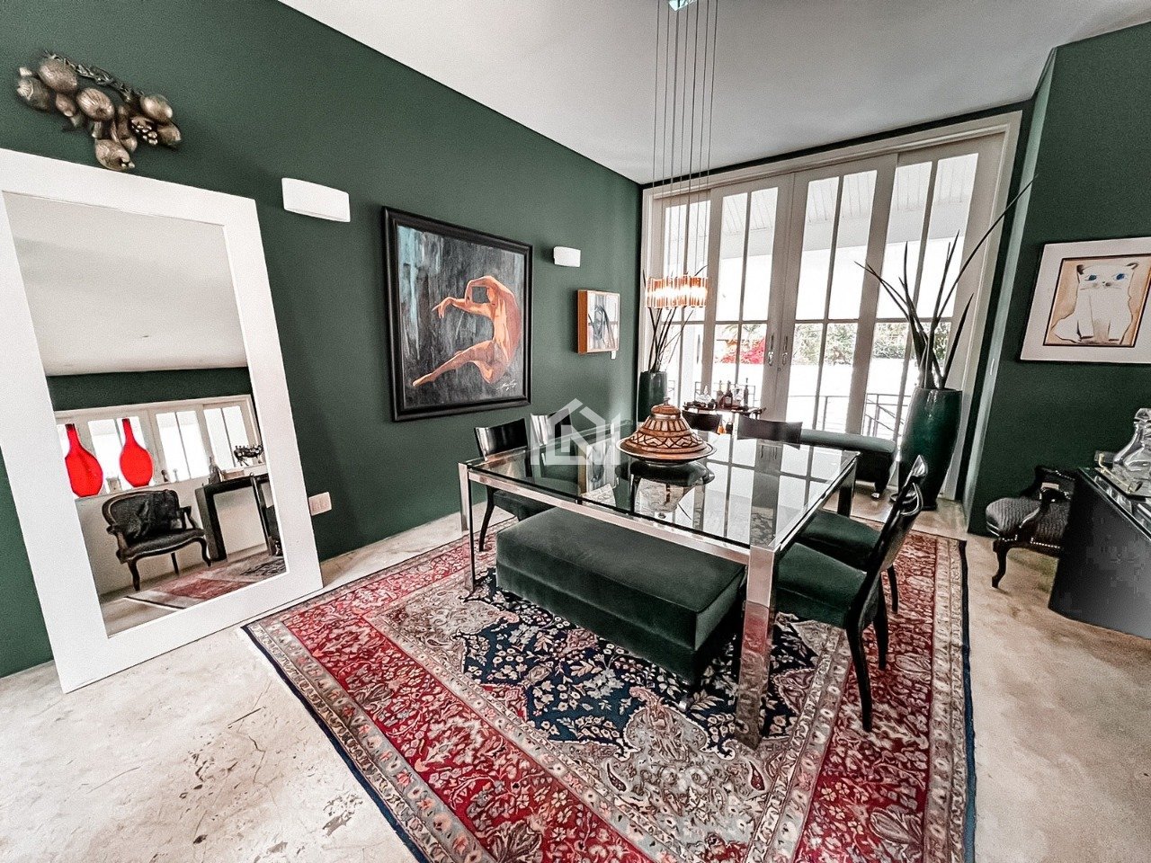 casa a venda no miolo da granja viana sala de jantar
