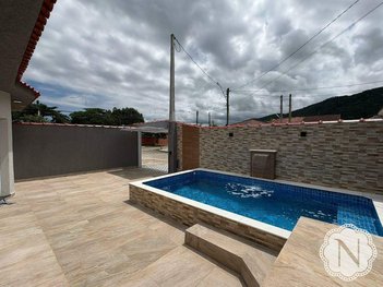 house em Rua das Azaleias, Campos Eliseos - Itanhaém - SP