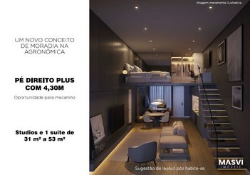 apartment em Rua Antônio Carlos Ferreira, Agronômica - Florianópolis - SC