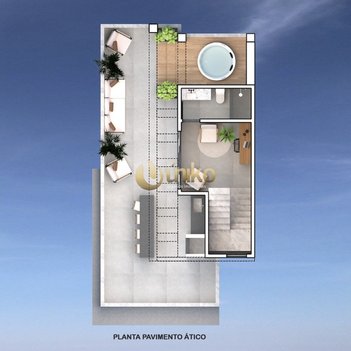 house em Rua Apolônio de Tiana, Santa Cândida - Curitiba - PR