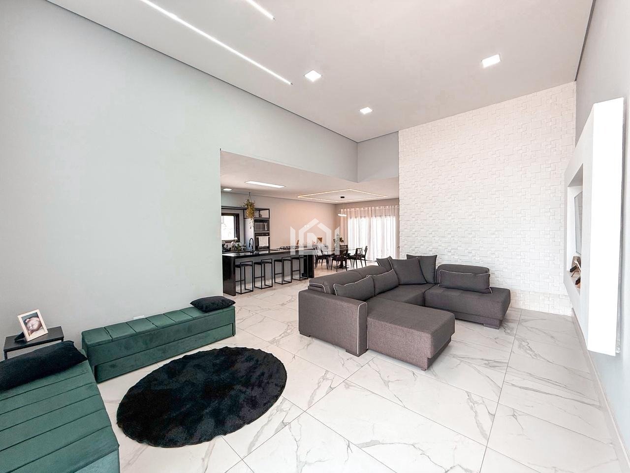 casa a venda no condominio lago do sol - salas